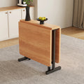 Table pliante 120 × 80 cm, bois naturel