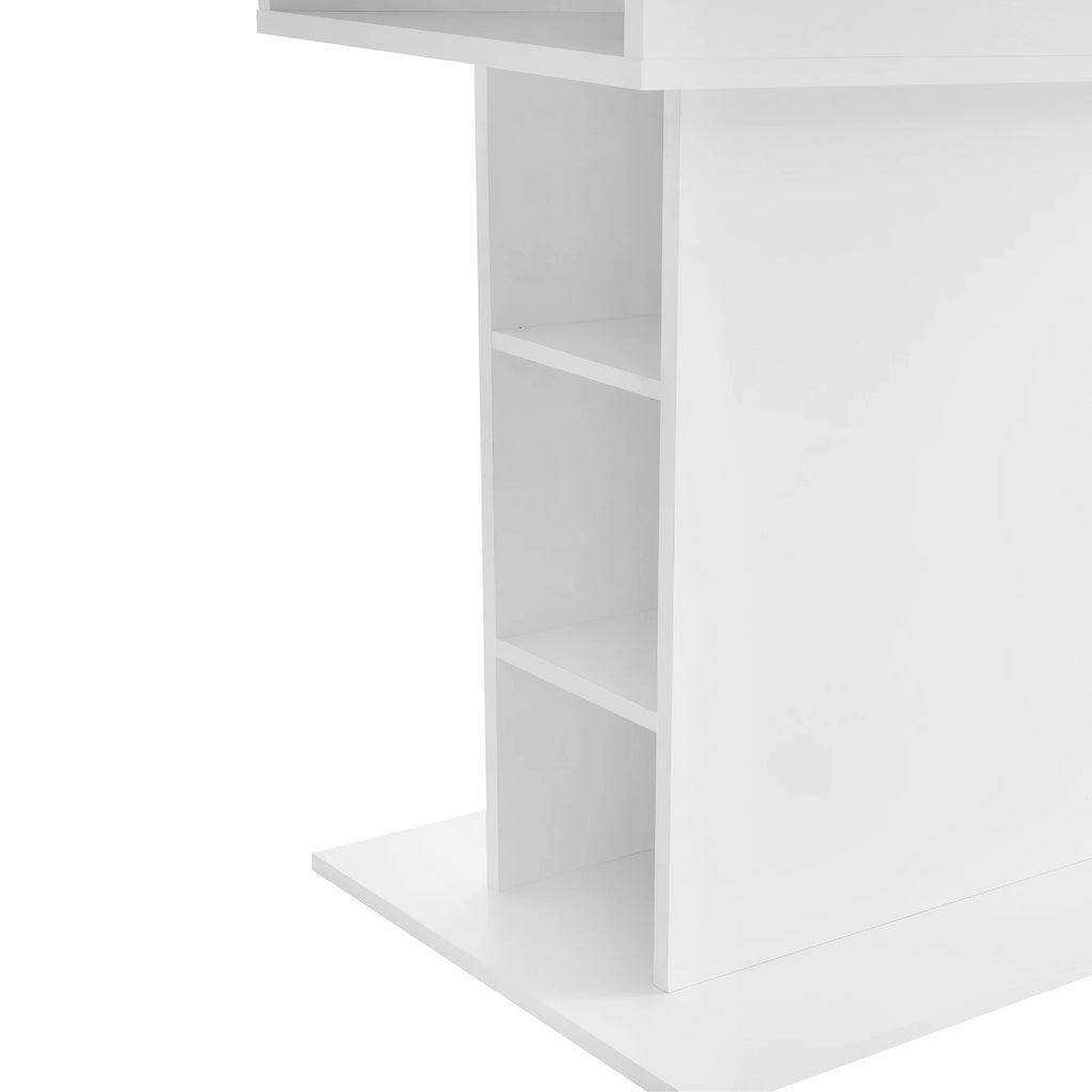 Table extensible avec rangement, structure fer