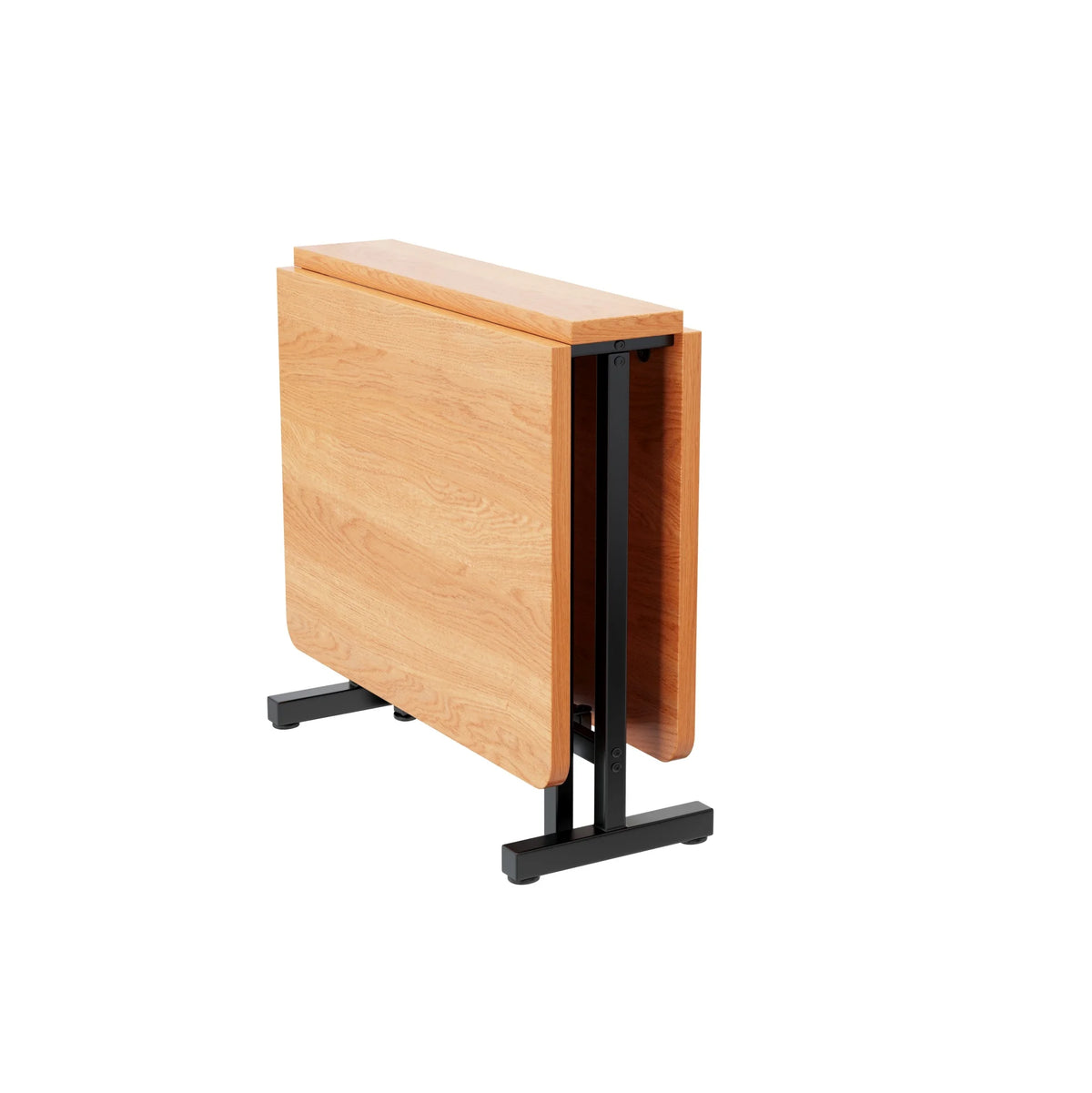 Table pliante 120 × 80 cm, bois naturel