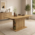 Table extensible avec rangement, structure fer