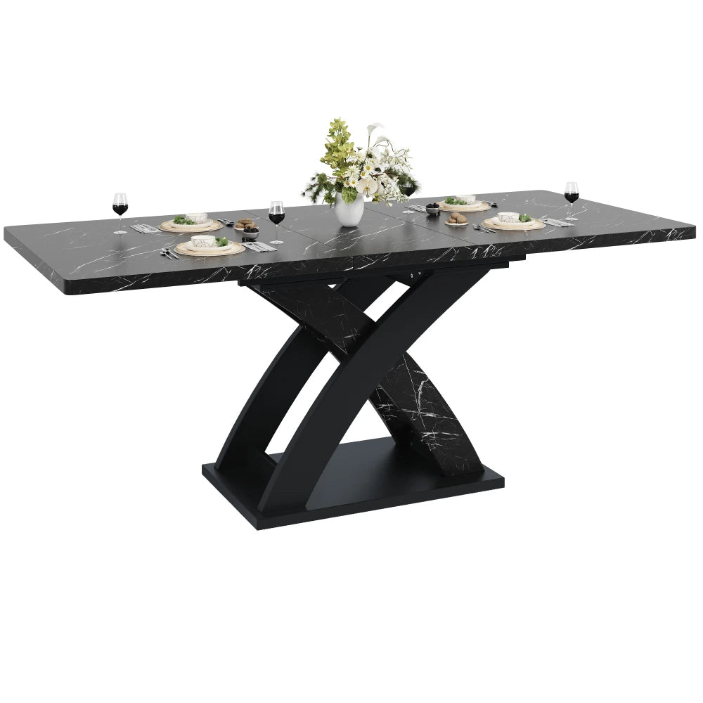 Table extensible 120-160 cm, 6 personnes