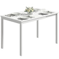 Table extensible blanche 80-120 cm