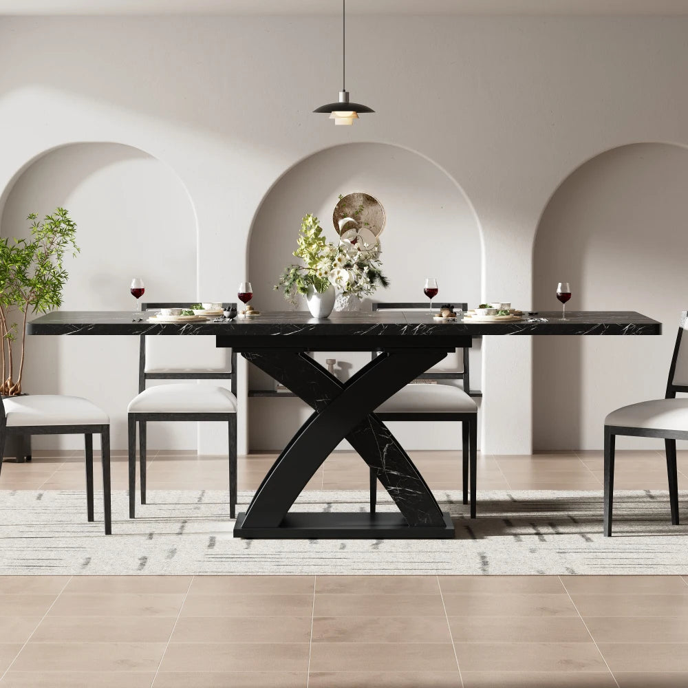 Table extensible 120-160 cm, 6 personnes