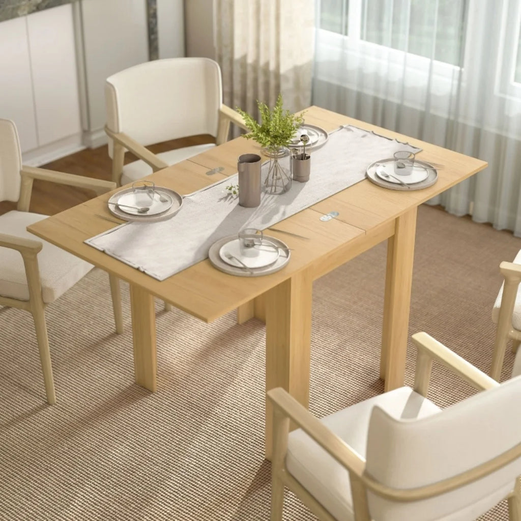 Table extensible compacte 70-140 × 80 cm
